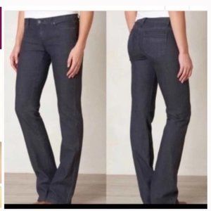 PrAna Jada Blue Jeans Tall Mid Rise Size 25 Tall Organic Cotton Long Ins…